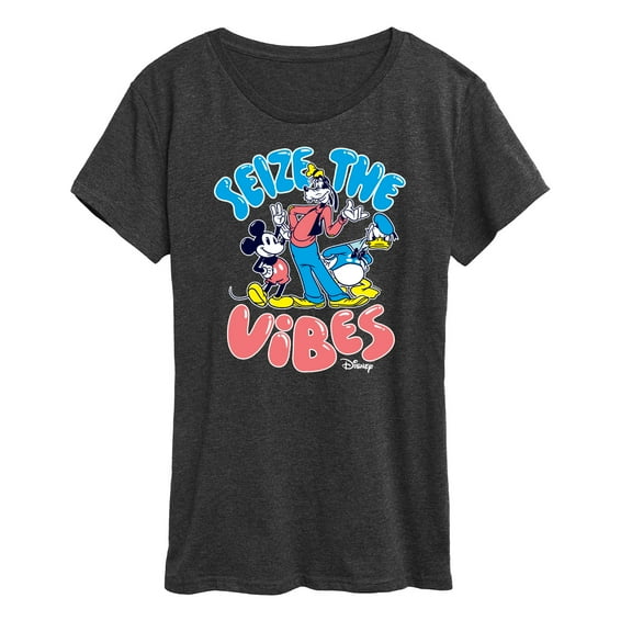 Disney - Seize Vibes - Women's Short Sleeve Graphic T-Shirt