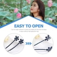 thumbnail image 4 of Miangastore Rhinestone Hair Accessories Dark Blue 2Pairs 6.50X1.00X0.50cm, 4 of 9
