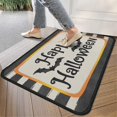 thumbnail image 4 of Halloween Pumpkin Door Mat Decorations Horror Pumpkin Ghost Welcome Mat Retro the Indoor Door Mat/Outdoor Crystal Velvet 30x17 Inches, 4 of 7