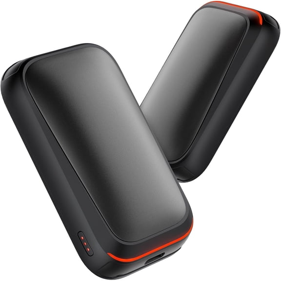 Electric Hand Warmers Rechargeable, Magnetic Pocket Warmer 2-Pack, 3s Fast Heating, Fits in Gloves, Winter Sports Hunting Accessories, Valentines Day Gifts for Men Women