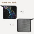 thumbnail image 2 of Honeii colorful flames dinosaur for Silicone Trivets for Hot Pots and Pans -Trivet Mat - Heat Resistant Silicone Trivet - Hot Plate Mats, 2 of 8