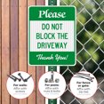 thumbnail image 4 of Do Not Block The Driveway Sign,, 4 of 8