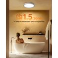 thumbnail image 4 of Extractor de baño Fitop 130CFM 47W con luz 1100LM 3000K/4000K/5000K, 4 of 9