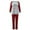 Mom, variant on Cameland Christmas Family Pajamas Matching Set, Parent-child Long Sleeve Letters Print T-shirt with Plaid Pants Sleepwear Loungewear for Women Men Kids Baby Holiday Outfits
