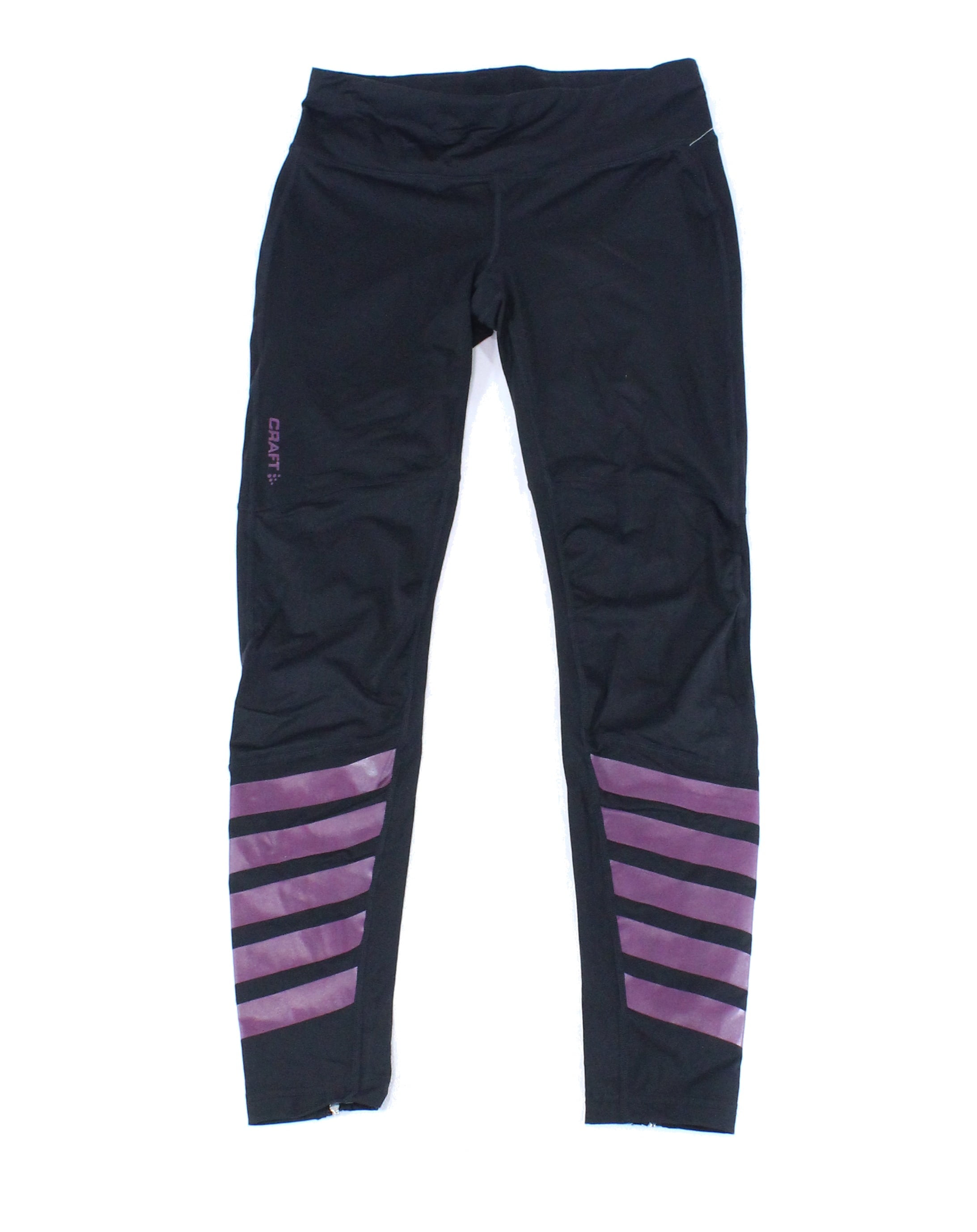 Craft Activewear Bottoms Womens Activewear Bottoms Large Striped Leggings L