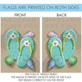 thumbnail image 5 of Toland Home Garden Welcome Flip Flop-Cape Cod Beach Cape Cod Flag Double Sided 12x18 Inch, 5 of 5