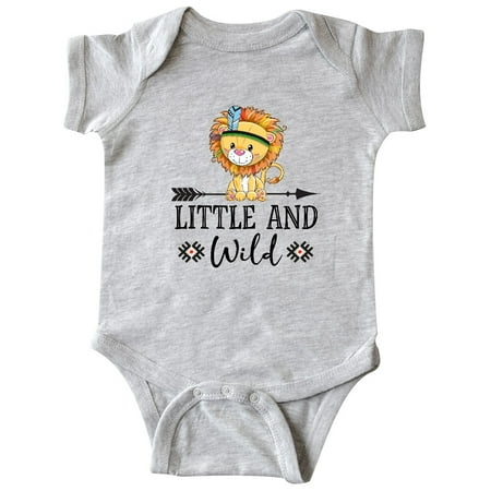 

Inktastic Little and Wild Tribal Lion Gift Baby Boy or Baby Girl Bodysuit