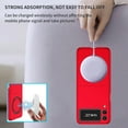 thumbnail image 2 of Allytech Magntic Case for Samsung Galaxy Z Flip 3, Compatible with Magsafe Wireless Charging Support Drop Proof Anti-Scratch Shockproof Slim Case Cover for Samsung Galaxy Z Flip 3 - Red, 2 of 7