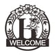 thumbnail image 1 of Oferta por tiempo limitado!Decoración de pared Exterior del hogar, 26 letras en inglés, pared Exterior, bienvenida, colgante, artesanía de hierro, 1 of 4