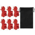 thumbnail image 1 of 3mm 13ft Tent Cord Tensioner Set Reflective Rope with Adjuster Camping Canopy Tent Guyline, 1 of 7