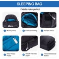 thumbnail image 4 of QEZER 0℉ Warm Down Sleeping Bag for Extreme Cold Weather Survival w/Compression Sack, 4 of 8