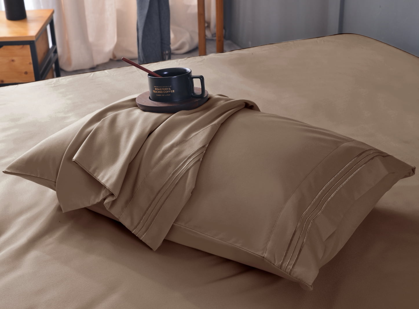 Details about   Magic Sheets 800 Thread Count 4 Piece Bed Sheet Set 100% Egyptian Cotton with 21 