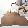 thumbnail image 2 of SAFAVIEH Suede Cowhide Einri Solid Area Rug, Beige, 5' x 7', 2 of 8