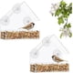 thumbnail image 1 of Aviario grande para exteriores Bandeja deslizante extraíble con orificios de drenaje Lo mejor para aves silvestres transparente Fácil de limpiar Gran regalo 24 horas al día, 7 días a la semana, 1 of 5