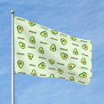 thumbnail image 2 of Kll Green Avocado Flag 4x6 Ft Parade Party Flag Outdoor Flag Decorative Flag Banner Flags Garden Flag Home House Flags, 2 of 7