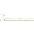 thumbnail image 4 of Floreo 10k Yellow Gold 1.5mm Solid Figaro Chain Link Necklace - 24 inch, 4 of 6