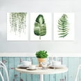 thumbnail image 2 of LHCER Moderne Motif Unique Vert Plantes Mur Image, Imperméable Belle Image Murale, Chambre à Coucher pour Salon, 2 of 8