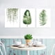 thumbnail image 1 of Decoración de pared, 3 piezas/juego de imagen de pared de decoración del hogar verde de estilo rural meticulosamente diseñada, 1 of 8