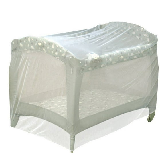 Crib Tent | Premium See Through Mesh Mosquito Crib Net Topper to Keep Baby from Climbing Out of The Crib |Pop Up Tent Protects Infant from Falls - Canopy Fits Most Standard Cribs