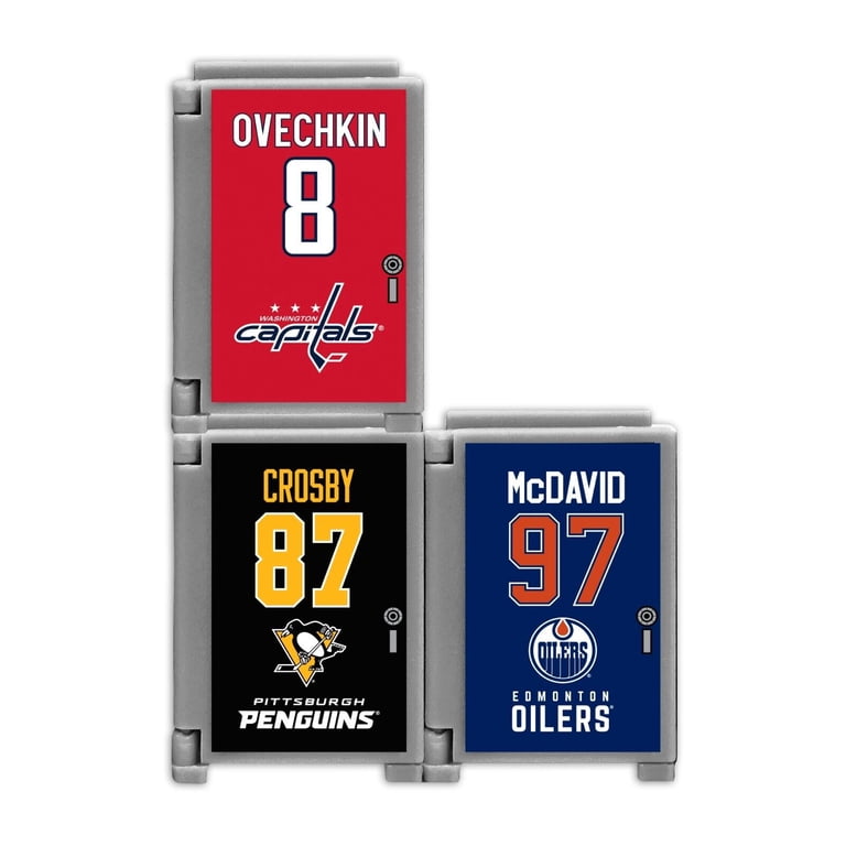 NHL TeenyMates 2024 Hockey LOCKERS Pack (3 Figures, 3 Lockers