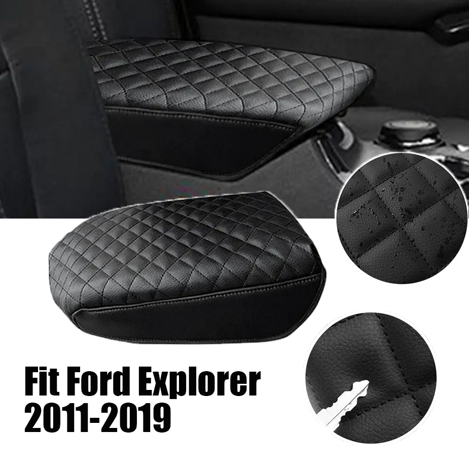 For Ford Explorer 2011-2019 Car Armrest Center Console Box Cover Pad Cushion