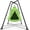 Green, variant on Swing Set with Tent Swing, X-Shaped Swing Frame with Sensory Swing, Tent Swing with Swing Stand, Hammock Chair with Stand, 330 lbs Capacity, w/Rainbow Lights String, Indoor/Outdoor Use(Green)