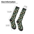 thumbnail image 2 of Naloa Festive Forest Friends Knee Socks, High Socks Long Stretchy Sock Women Knee High Stocking, Long Socks for Women, 2 of 6