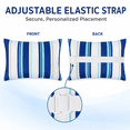 thumbnail image 3 of Outdoor Waterproof Adjustable Headrest Pillow with Secure Strap, 11x15.7in (28x40cm) Lumbar Support Cushion for Beach Chair, Pool Lounger & Patio Recliner Comfort Accessory, 3 of 6