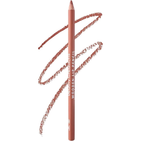 Beauty Creations Wooden Lip Pencil - Lápiz para labios - Delineador de laios. (DULCE A CARAMELO)
