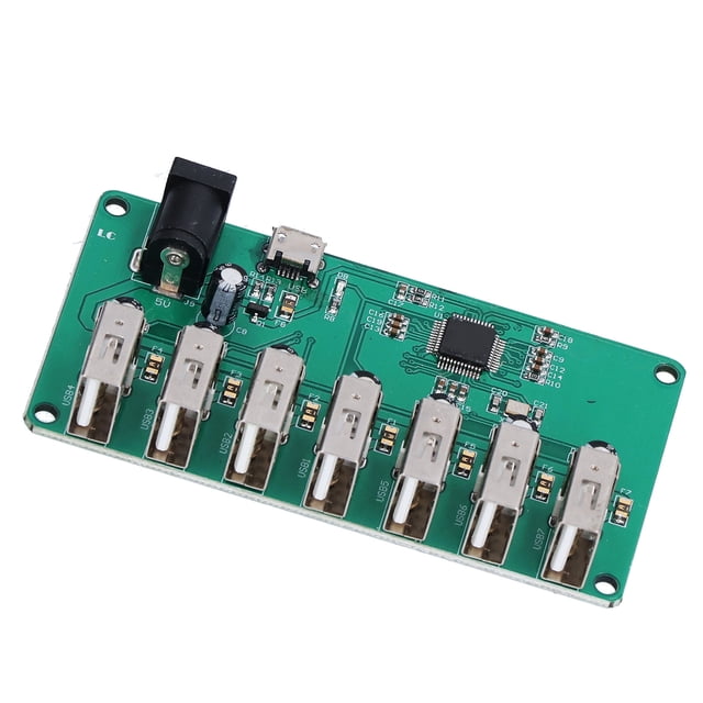 LAFGUR USB2.0 Hub Module 1 To 7 Port Drive Free Expansion Board For Windows For Linux For ,USB Converter,USB Extension