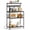 Gray, variant on SUMELL 31" Bakers Rack with 3 Power Outlets & 10 Hooks, 4-Tier Coffee Bar, Microwave Stand, Space-Saving Kitchen Storage, Gray