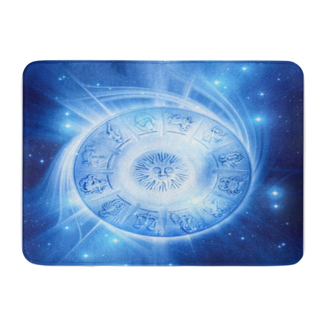 LADDKE Blue Horoscope Astrological Plate Signs Astrology Zodiac Circle
