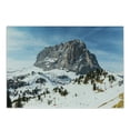 thumbnail image 1 of Mountain Cutting Board, Majestic Mountain Northerns Italy European Mediterranean Snowy Peak Nature, Decorative Tempered Glass Cutting and Serving Board, Small Size, Brown Blue White, by Ambesonne, 1 of 1