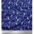 thumbnail image 1 of Soimoi Viscose Chiffon Fabric Dot & Paisley Fabric Prints by Yard 42 Inch Wide, 1 of 4