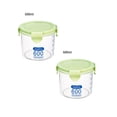 thumbnail image 1 of Oleegame 2 Pcs Boîte de Rangement de Cuisine Bleue pour Jus Scellée Conservation des Aliments Pot Frais en Plastique Vert, 1 of 2