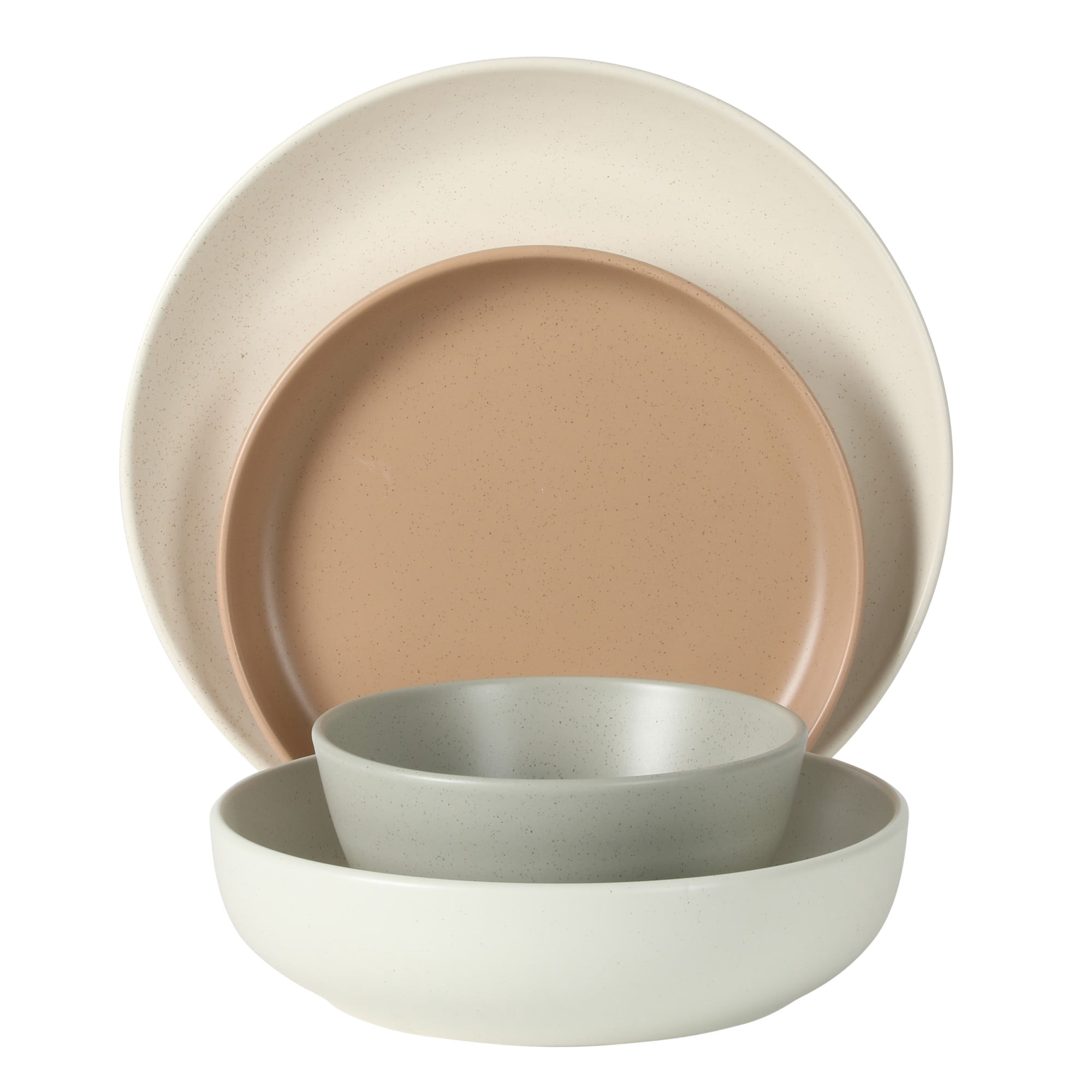 Gibson Elite Leeds Court 16-Piece Assorted Stoneware Dinnerware Set