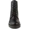 thumbnail image 2 of Sugar Womens Kam Lug Sole Combat & Lace-up Boots Black 7.5 Medium (B,M), 2 of 3