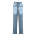 thumbnail image 6 of hoksml Women's High Waisted Pull On Jeans Stretch Denim Pants Casual Straight Leg Comfy Bottoms, 6 of 8