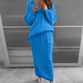 thumbnail image 4 of Suéter de punto con cuello en V para mujer, ropa de moda, suéter de punto con aguja torcida, 4 of 6