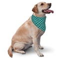 thumbnail image 2 of Naloa Aquamarine Glitter Dog Bandanas 1PC Washable Triangle Dog Scarfs Premium Durable Fabric, for Small Medium Large Dogs and Cats, 2 of 6