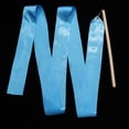 thumbnail image 3 of CIMAXIC 2Pcs 2m Colorful Rhythmic Gymnastics Ribbon Dancing Gymnastics Ribbon Dancing Streamers for Kids Children (Blue),92.13"X2.36"X0.43", 3 of 5