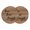 Black Brown, variant on Vintage Boho Round 13 Inch Placemats Set of 2, Farmhouse Retro Brown Wooden Grain HeatResistant Non Slip Place Mats for Dining Table, Wipeable Braided Kitchen Table Mats for Housewarming