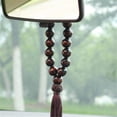 thumbnail image 4 of Beads Pendant Wood Decoration for Adults On Car Rear View 20mm Rosary Hanging Ornament Gears Shift Decor, 4 of 5