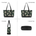 thumbnail image 6 of FORMRS Canvas Laptop Tote Bag for Women with 15.6" Computer Compartments Shoulder Handbag, Green Leaves, 6 of 7