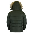thumbnail image 2 of Men's Heavyweight Tech Puffer Jacket With Chest Pocket & Detachable Faux Fur Hood, 2 of 5