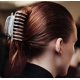 thumbnail image 2 of Pinza para el cabello de aleación retro para niñas (plata brillante), pinza para el cabello punk grande, pinza para el cabello con garra para mujer, accesorios de baño para cabello grueso, 2 of 5
