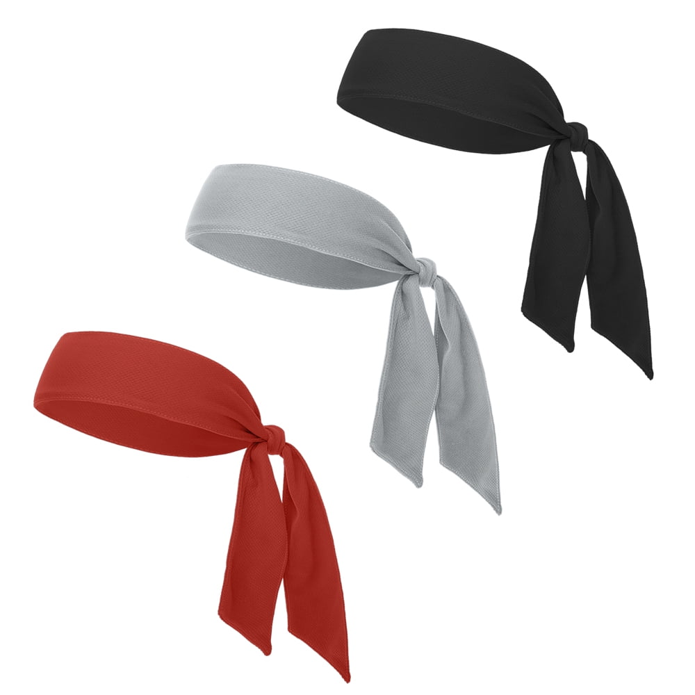 GOGO Bandeau /à Nouer Tennis Cravate Cheveux Sports Sweatbands