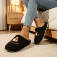 thumbnail image 4 of ATENAR Slippers for Women,Women's Slippers,House Slippers,Comfy,Close Toe,Slip-On,Black,7.5-8.5, 4 of 7