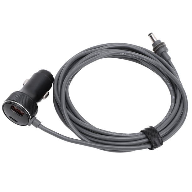 Cable De Alimentación De Automóvil De CC Satellite, Material De Goma Premium, De Transmisión Estable, Instalación Fácil, Anti Interferencia E Anti Interferencia, Ideal