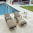 thumbnail image 3 of Patio Festival Thermal Transfer Metal Outdoor Chaise Lounger in Gray (Set of 2), 3 of 7